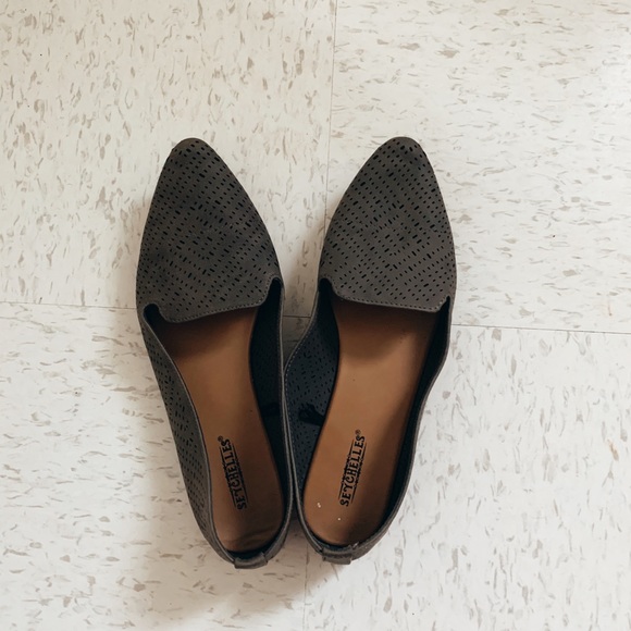 Seychelles Shoes - Charcoal Gray Seychelles Flats